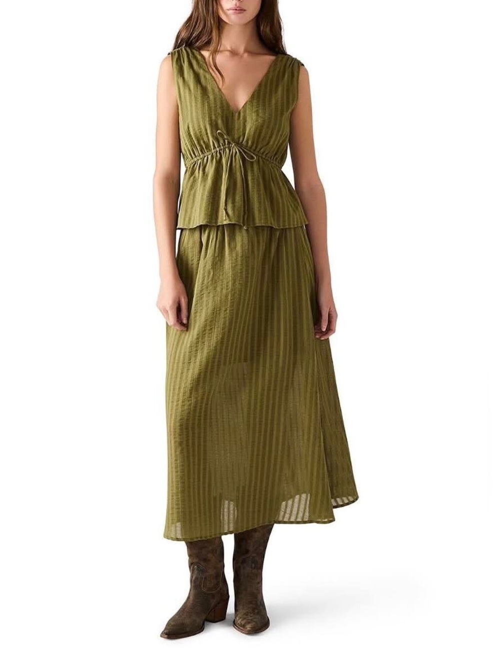 NWT Steve Madden Olive Green Matching Set Size S